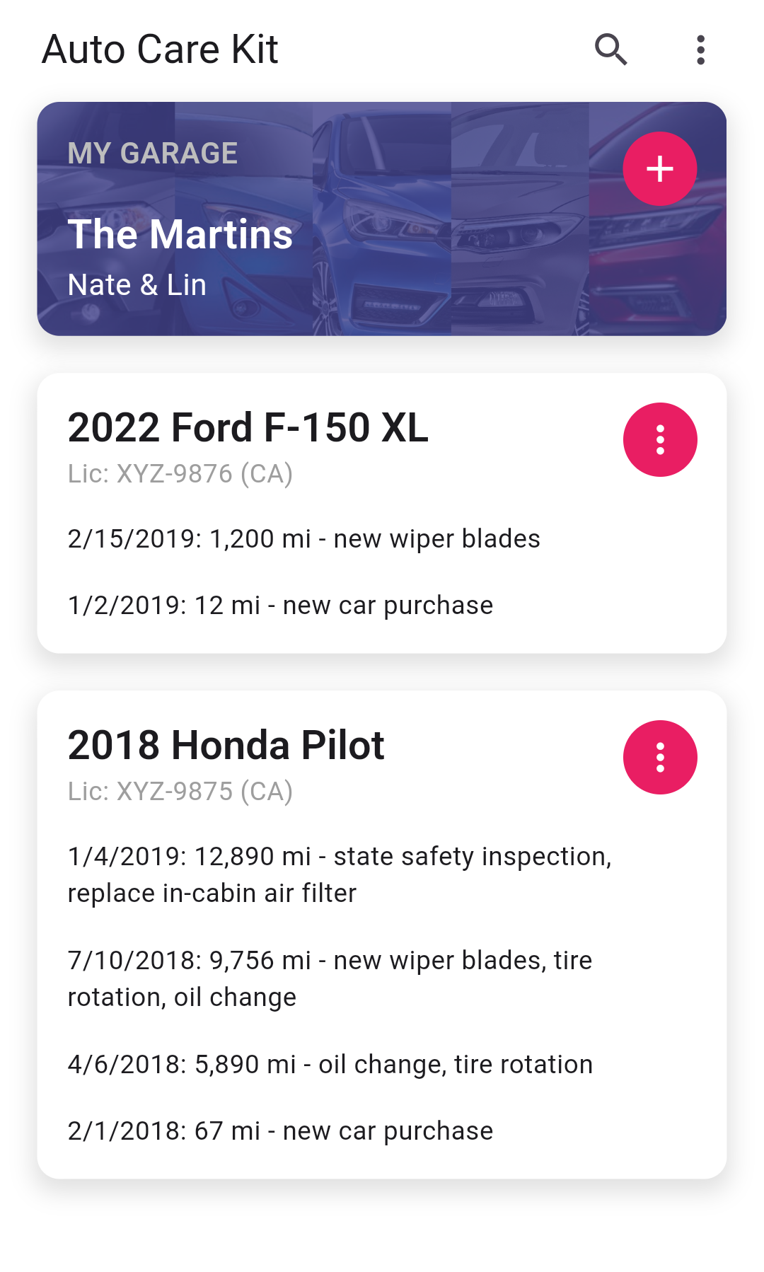 Auto Care Kit 2.1.0 update on Android